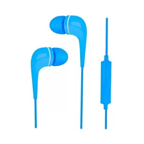 Auricular Soul S150 In Ear 3.5mm Microfono Celular Tablet Color Azul