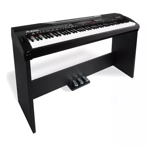 Piano Eléctrico Parquer 88 Teclas Martillo Con Mueble P9WO