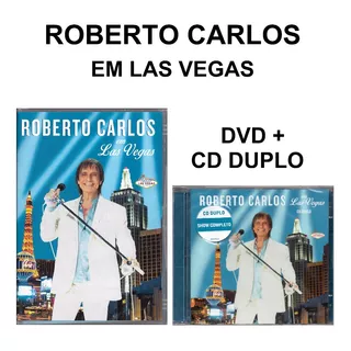 Roberto Carlos Dvd + Cd Duplo Em Las Vegas Novo Original 