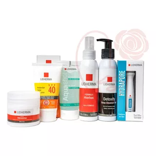 Kit Rutina Diaria Pieles Mixtas Grasas +solar Spf40 Lidherma