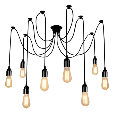 Lampara Colgante Medusa Original Premiun 8 Luces Moderno Lk