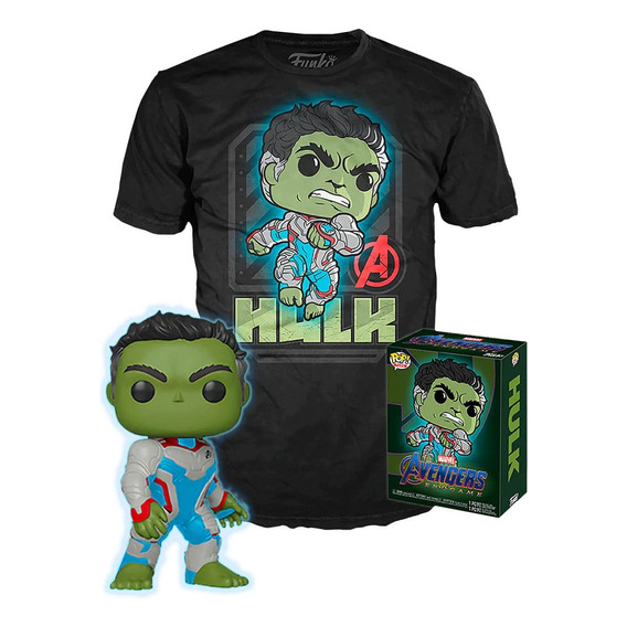 Funko Pop Exclusivo 451 Y Remera Avengers Endgame Hulk M