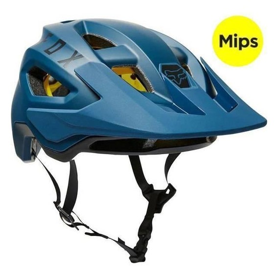 Casco Bicicleta Speedframe Mips Azul Fox