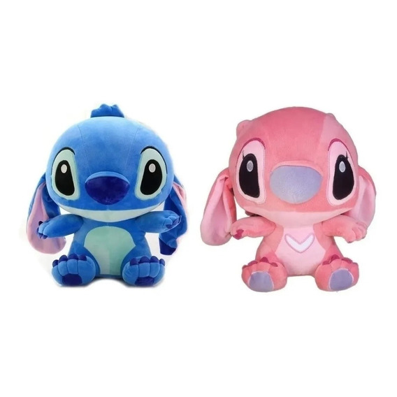  Angel Y Stich Peluches De 35 Cm Nuevo Oferta