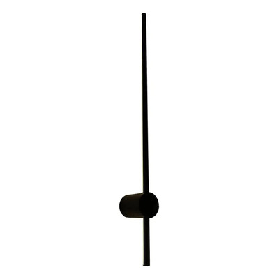 Aplique Pared Texo Movil Diseño Deco Moderno Luz Indirecta Negro Cálido