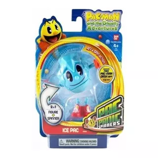 Boneco Pac Man - Ica Pac Spinners Giratório Bandai -sunny