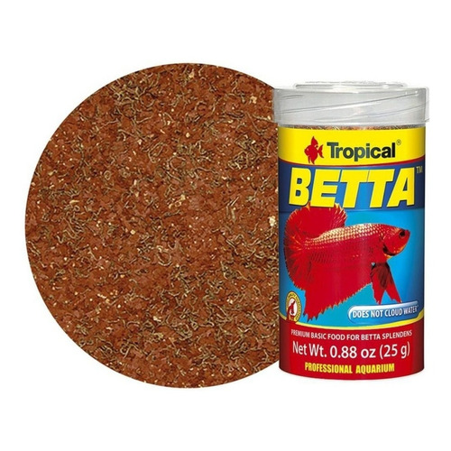  Alimento Para Peces Betta Tropical 100ml/25g / Fauna Salud