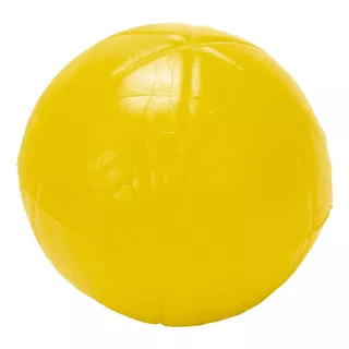 Pelota Sólida Tutti-frutti De Goma Atomo, 55 Mm, Color Amarillo