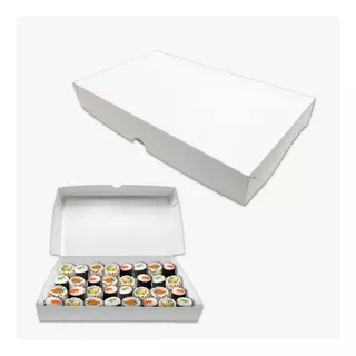 Cajas Para Sushi 36 Piezas Pack X 25 U Laminadas Anti Aceite