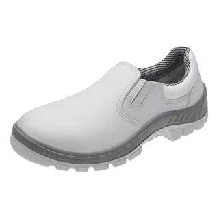 Sapato Elastico Segurança Marluvas 70t19-bp Branco Bico Pvc