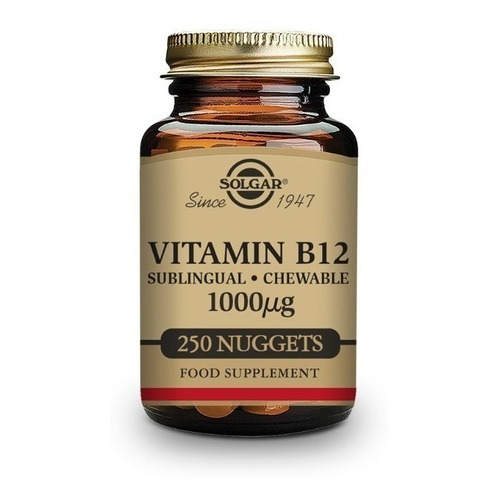 Vitamina B12 Cianocobalamina 1000 Mcg Sublingual 250 Nuggets Apoya El Metabolismo De La Energía Y Promueve Un Sistema Nervioso Saludable.  Apoya La Salud Del Corazón Mas Saludable Y Fuerte.