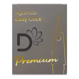 Agulha Easy Click Premium 1r 0.40mm - Cx C/ 10 Dermocamp