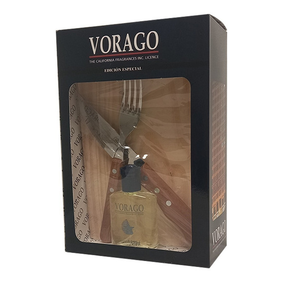 Perfume Vorago Hombre 50ml + Kit De Asado De Regalo Febo