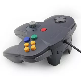 Controlador Compatible Nintendo 64 Handle N64 Joystick Gris