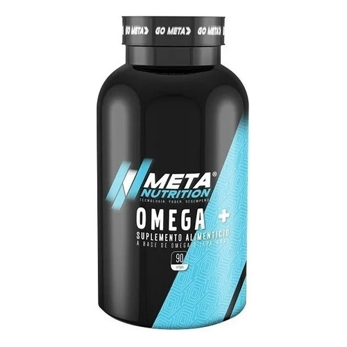 Omega 3 Meta Nutrition Omega+ Contenido 90 Softgels Sabor capsulas suave