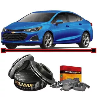 Kit Pastilha E Disco Dianteiro Cruze Ltz 1.4 16v Turbo 2017