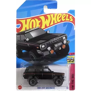 Hot Wheels 1988 Jeep Wagoneer Negra 5/10