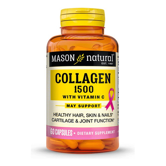 Collagen 1500mg Plus Biotina & Vitamina C 60 Capsulas