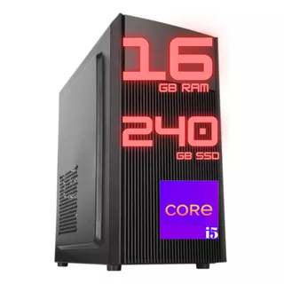 Computador Cpu Core I5 3470 + Ssd 240gb 16gb Memória Ram