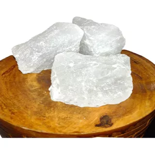 Piedra Alumbre 1 Kg En Trozos Mineral 100% Natural Desodorante Astringente Perfecto Para Cuidado De La Piel Y Barbería Calidad Premium