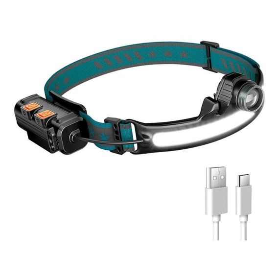 Linterna Frontal Led 1000lm Luz Camping Lampara De Cabeza