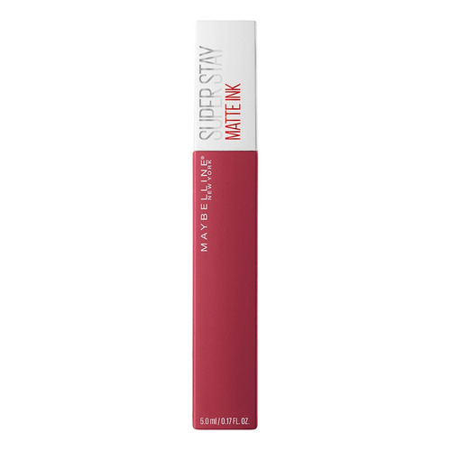 Labial Líquido Maybelline New York Super Stay Matte Ink Acabado Mate Color 80 Ruler