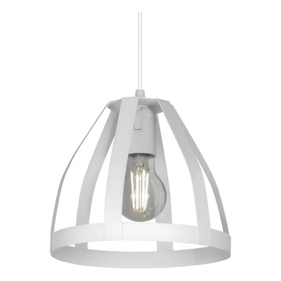 Colgante 1 Luz Udine C-1319 Blanco Apto Led Deco  Blanco