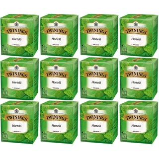 Chá Twinings Hortelã Kit 12 Caixas 120 Sachês
