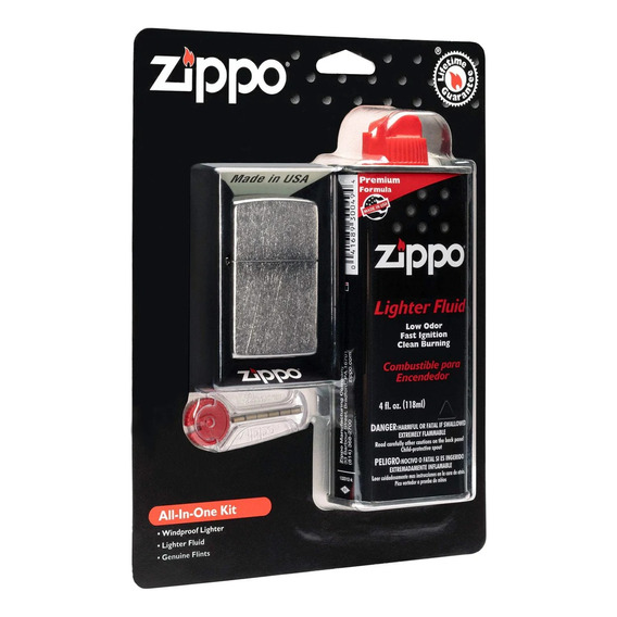 Encendedor Zippo Kit De Regalo Todo En Uno 24651