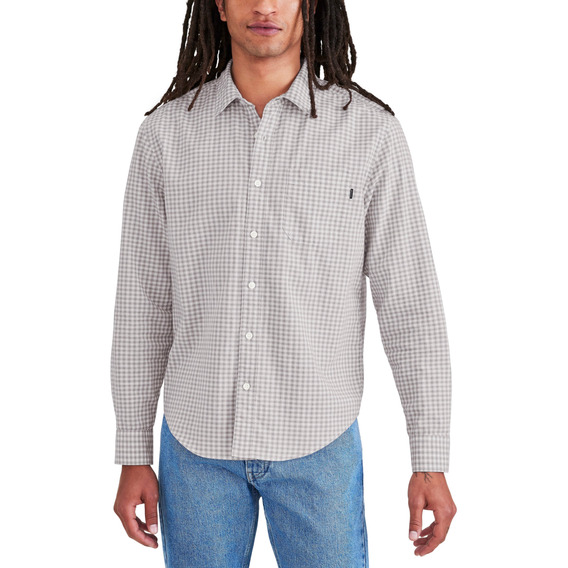Camisa Hombre Casual Regular Fit Morado Dockers 52669-0390