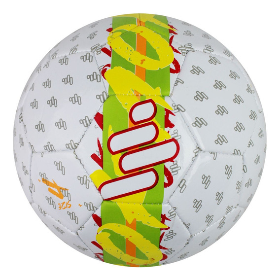 Balón De Fútbol Cosido A Maquina N°4 Oka Pro 5.0 Color Blanco/Amarillo