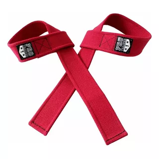 Strap Fita Vermelho Pro Trainer Puxada Musculação