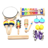 Kit Musicalização Instrumentos Musicais Infantil Do Ré Mi