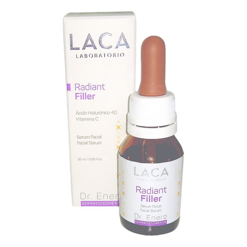 Serum Facial Radiant Filler Dr. Enero X20ml Laca Momento de aplicación Día/Noche Tipo de piel Todo tipo de piel