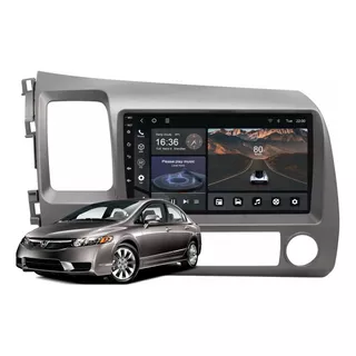 Kit Central Multimidia Android Carplay Honda Civic G8 10 11