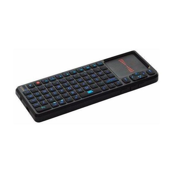 Mini Teclado Inalámbrico Touchpad Luz Smart Tv Usb Pc Loi