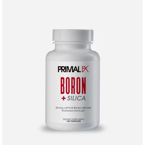 Primal Fx Boron + Silica 120 Capsulas Dr Ludwig Johnson Usa Sabor Sin sabor