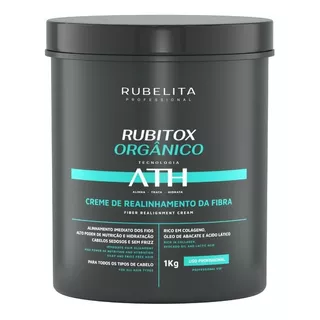 Btox Capilar Orgânico Sem Formol 1kg Tecnologia Ath Rubelita