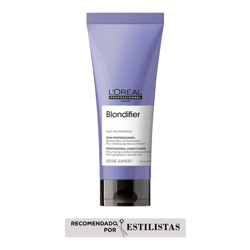 Acondicionador Matizador Violeta Cabello Rubio Blondifier Cool 200 ml L'Oréal Professionnel