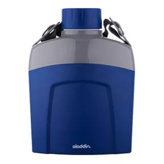 Cantil Aladdin Térmico 600 Ml Camping Azul Vermelho 5h Gelo