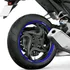 Adhesivo reflectante para abrazadera de rueda Honda Pcx 150 Dlx, azul