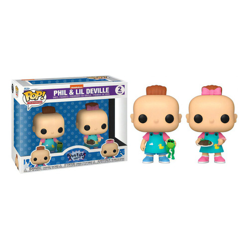 ¡Funko Pop! Paquete exclusivo de Rugrats Phil & Lil Deville 2