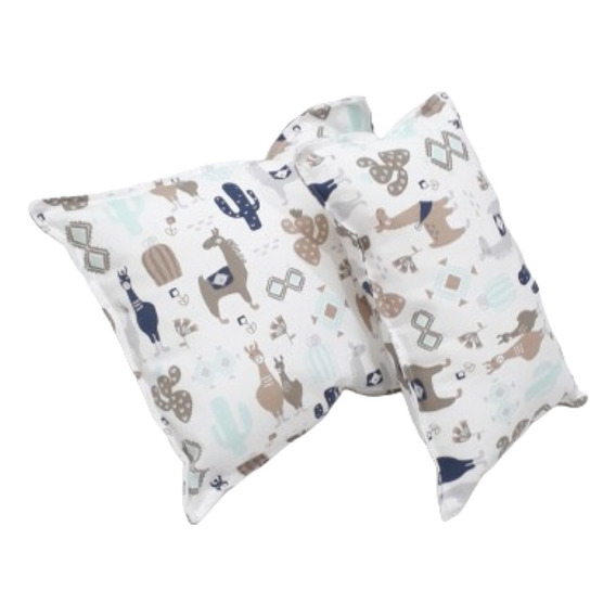 Almohadones Infantiles Llamitas Set X 2 Unidades