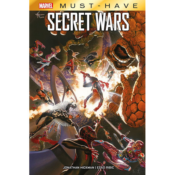 Marvel Must-have - Secret Wars, De Jonathan Hickman, Esad Ribic, Paul Renaud. Editorial Panini, Tapa Dura En Español