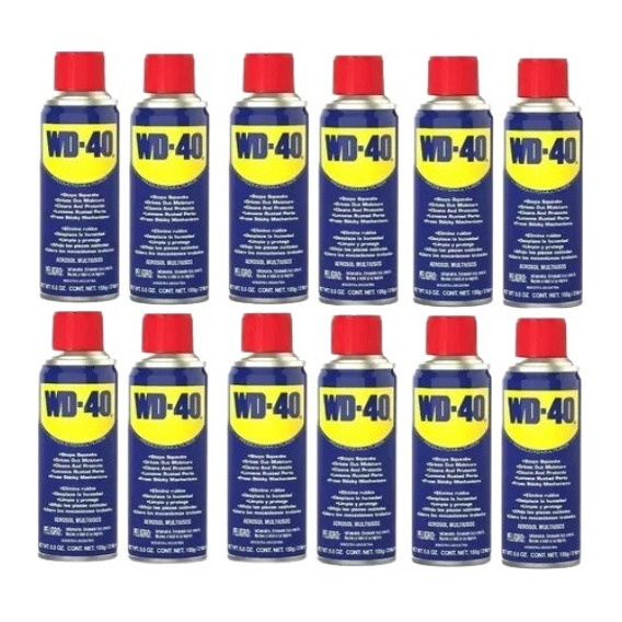 Wd40 Lubricante Antioxidante Antihumedad Multiuso 311g X12