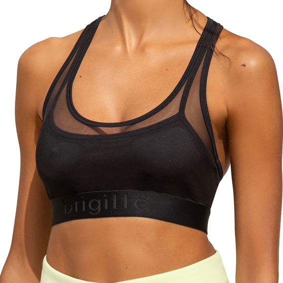 Top Deportivo Brigitte B8 De Microfibra Con Microtul