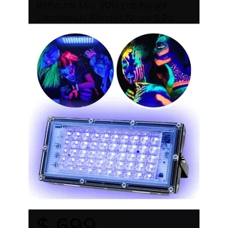 Lámpara Led 50w Ultravioleta 405nm 2835 Smd Uv 110v Neón 