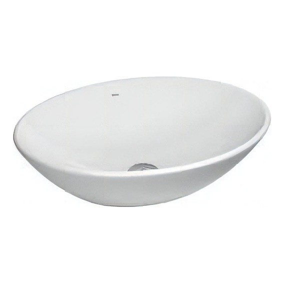 Bacha de baño de apoyar Deca Apoio L68 blanco brillante 500mm x 370mm x 140mm 155mm de alto