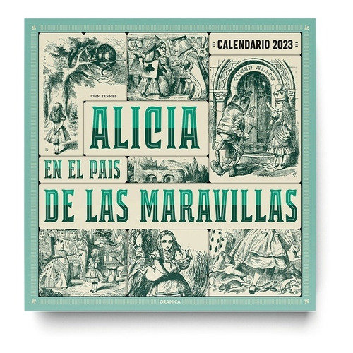 Alicia En El País De Las Maravillas 2023 Calendario De Pared