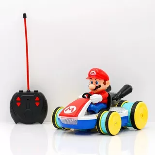 Carrinho Controle Remoto Super Mario Corrida Luigi C Luz Som